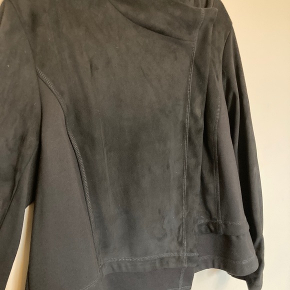 Rachel Roy 2X faux suede moto jacket - Picture 6 of 6